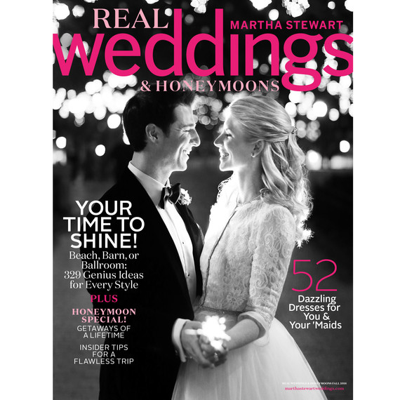 Martha Stewart Weddings Magazine Sarah Greg S Charmingly Bespoke